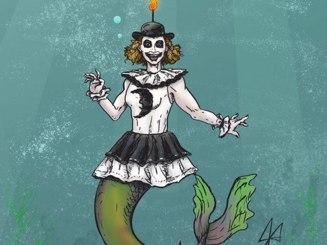 Moon Clown Mermaid