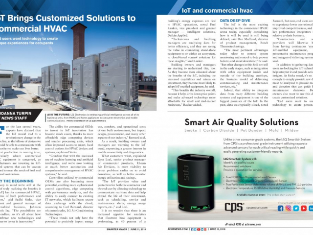 Smarter HVACR Article Spread