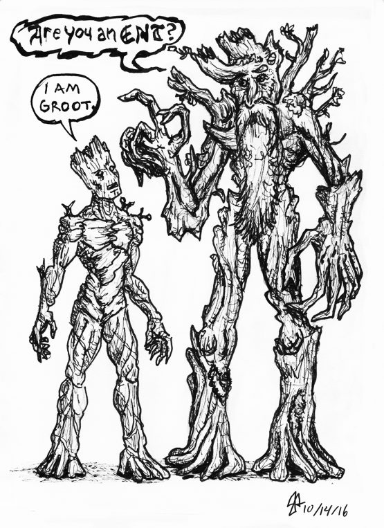 Treebeard and Groot