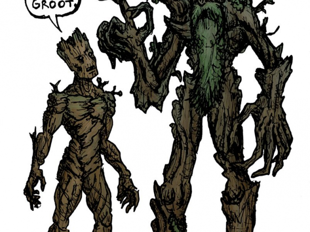 TreeBeard Meets Groot