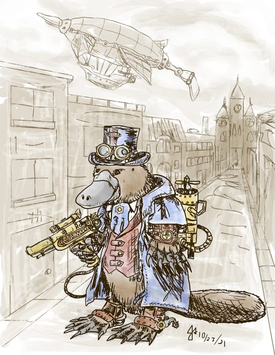 Steampunk Platypus