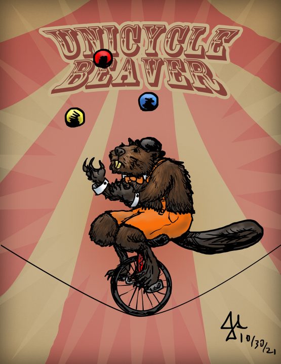 Fabled Unicycle Beaver